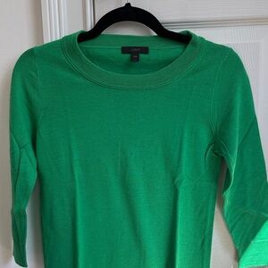 J. Crew Kelly Green XXS Wool Sweater